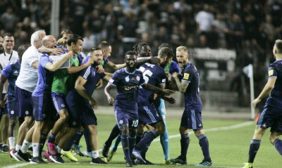 ΠΑΟΚ-Σλόβαν Μπρατισλάβας: Η οβίδα του Μεντβέντεφ που «πάγωσε» την Τούμπα (photos&video)