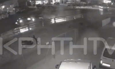 Καρέ - καρέ το θανατηφόρο τροχαίο στο Ηράκλειο - Σκληρές εικόνες (vid)