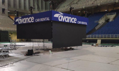Συνεχίζονται οι εργασίες για το Jumbotron στο ΟΑΚΑ (video+photos)