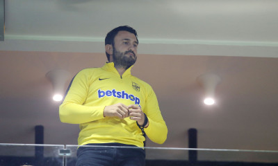 Άρης-Παναθηναϊκός: Έξαλλοι πανηγυρισμοί Καρυπίδη (photos)