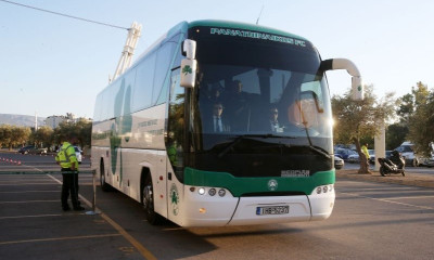 Παναθηναϊκός – Ολυμπιακός: Η «πράσινη» άφιξη στο ΟΑΚΑ (video+photos)