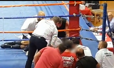 Τραγικό: Μποξέρ «έσβησε» μέσα στο ρινγκ (video)