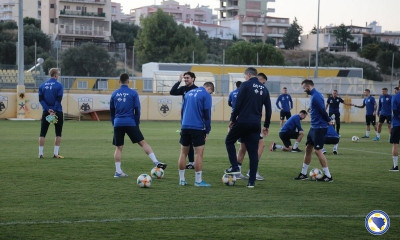 Προπονήθηκε στα Σπάτα η Βοσνία (photos)