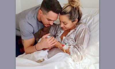 Βασιλική Μιλλούση - Λευτέρης Πετρούνιας: Η πρώτη μέρα στο σπίτι με τη νεογέννητη κόρη τους! (Photos)