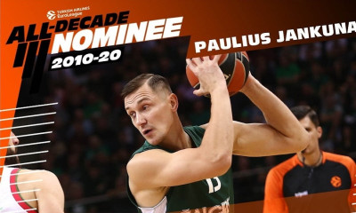 Euroleague: Ο Γιανκούνας υποψήφιος για την ομάδα της 10ετίας!