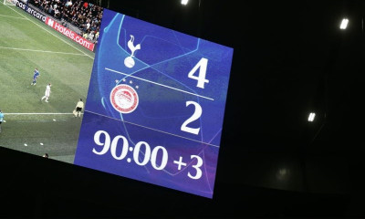 Τότεναμ – Ολυμπιακός 4-2: Τα highlights από το Λονδίνο (video)