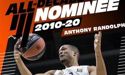 Euroleague: Ο Άντονι Ράντολφ υποψήφιος για την ομάδα της 10ετίας (video)