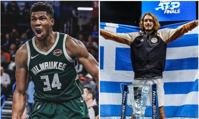 Αντετοκούνμπο και Τσιτσιπάς στους 20 κορυφαίους αθλητές της χρονιάς