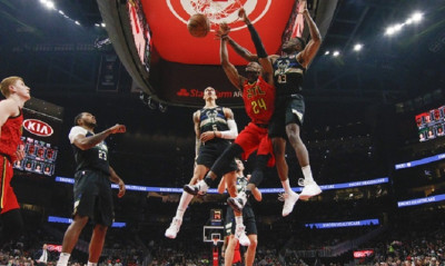 NBA: Με κέφια ο Θανάσης απέναντι στους Χοκς (video)