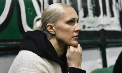 Παναθηναϊκός-ΠΑΟΚ: Η Αλένα Λεουτσάνκα παρακολουθεί την αναμέτρηση! (photos)