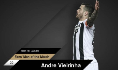 ΠΑΟΚ: Πολυτιμότερος κόντρα στην ΑΕΚ ο Βιεϊρίνια