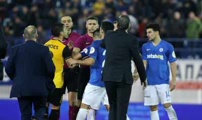 Έπεσε ξύλο στο Περιστέρι μετά το Ατρόμητος-ΑΕΚ (photos)