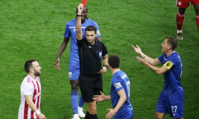 Ολυμπιακός-Λαμία 3-2: Η αποβολή του Ρόμανιτς και ο εκνευρισμός του Μάντζιου (video&photos)
