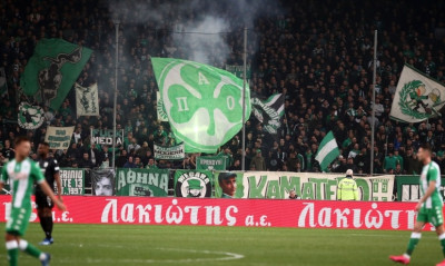 Παναθηναϊκός-ΠΑΟΚ: Πανό στο ΟΑΚΑ για Σαββίδη, Μαρινάκη