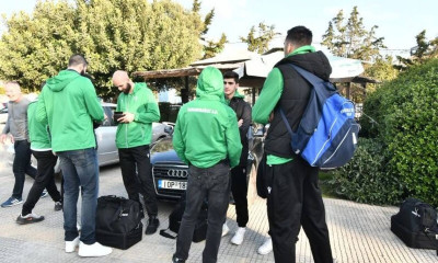 Η αναχώρηση του Παναθηναϊκού για του Ρέντη (photos)