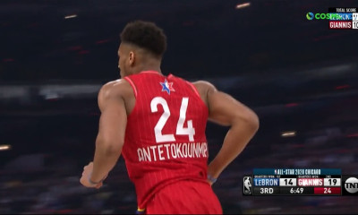 NBA All Star Game: Και τρίποντο ο Γιάννης (video)