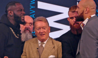 Απίστευτα σκηνικά στο face-off του Γουάιλντερ με τον Φιούρι (video)