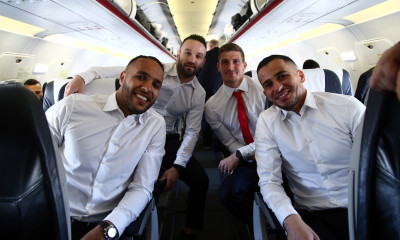 Ολυμπιακός: Aναχώρησε η πτήση... «ανατροπής» για το Λονδίνο! (video+photos)