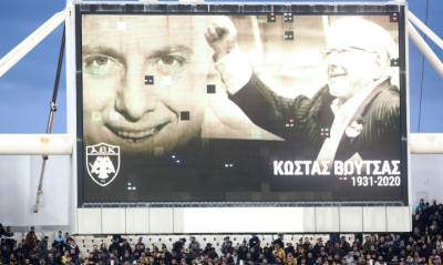 Το «αντίο» της ΑΕΚ στον Κώστα Βουτσά - Συγκινητικές στιγμές πριν τη σέντρα με Άρη (video&photos)