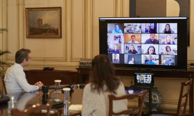 Τα είπε με φορείς του αθλητισμού ο Κυριάκος Μητσοτάκης (video+photos)