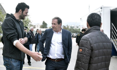 ΑΕΚ: Στην αιμοδοσία του ΟΑΚΑ με Μάκη Αγγελόπουλο (photos)