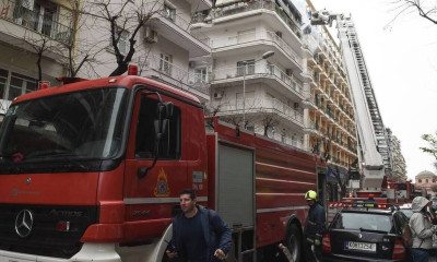 Φωτιά σε διαμέρισμα στο Παγκράτι