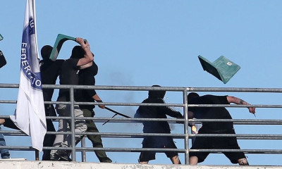 ΠΑΟΚ-ΑΕΚ: Ο τελικός της ντροπής στο «Πανθεσσαλικό» (videos+photos)