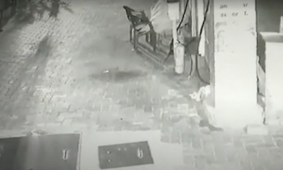 Κοιμόταν στη δουλειά του και δέχθηκε μία σοκαριστική… επίσκεψη (video)