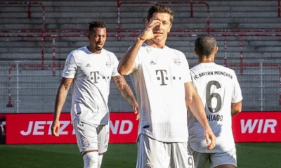 «Καυτός» ο Λεβαντόφσκι: To «πρώτο» του γκολ μετά τον κορονοϊό (video)