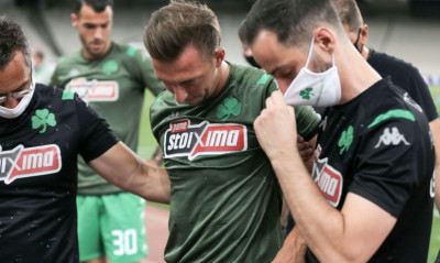 Παναθηναϊκός-ΠΑΟΚ: Με πατερίτσες ο Νάγκι (video+photos)