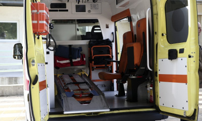 Ασθενοφόρο πήγε να παραλάβει ασθενή και… ανατινάχτηκε! (video)