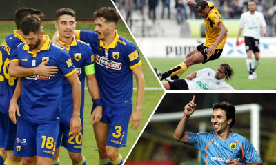 Οι «τεσσάρες» της ΑΕΚ στη Θεσσαλονίκη (videos+photos)