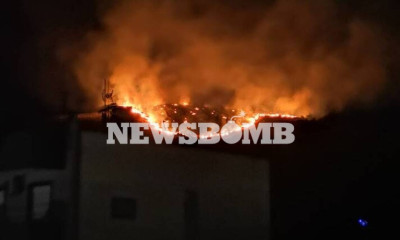 Φωτιά ΤΩΡΑ: Μεγάλη πυρκαγιά στο Πέραμα