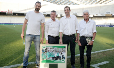 Παναθηναϊκός: Η βράβευση των «πράσινων» πρωταθλητών του βόλεϊ (photos+video)