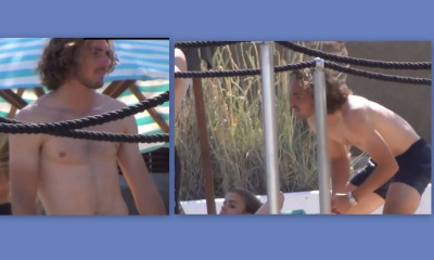 Η απίστευτη χειρονομία του Τσιτσιπά στους παπαράτσι της Μυκόνου! (Pics-Vid)