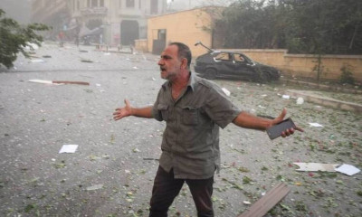 Βηρυτός όπως…. Χιροσίμα! Εικόνες Αποκάλυψης μετά τις εκρήξεις – Τουλάχιστον 10 νεκροί