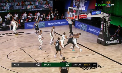 Γιάννης Αντετοκούνμπο: «Τρελάθηκε» με αντίπαλο του και... ένταση στο Μπακς - Νετς! (vids)