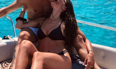 Τα καυτά φιλιά του Χατζηγιοβάνη με την κοπέλα του στις διακοπές (pics)