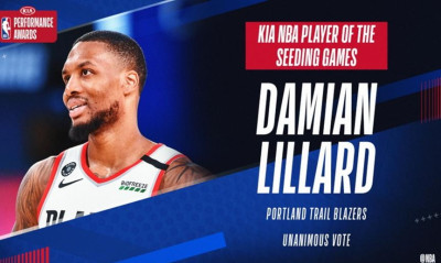 NBA: Τα «όργια» έφεραν το βραβείο του MVP της «φούσκας» για τον Λίλαρντ (photos)