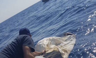Κρήτη: Έσωσαν τραυματισμένο όρνεο από τη θάλασσα (photos)