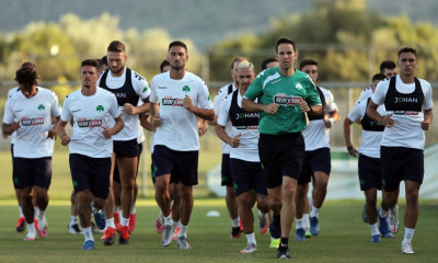 Παναθηναϊκός: Έξι οι απόντες, ίωση ο Κουρμπέλης (photos)