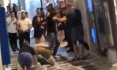 Video: Το επεισόδιο στη Μύκονο και οι μπουνιές του Μαγκουάιρ