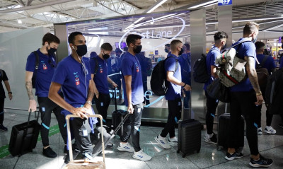 Εθνική Ελλάδας: Η αναχώρηση για Σλοβενία και η νέα φανέλα (photos)