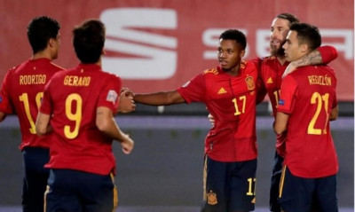 Nations League: Από το ημίχρονο η Ισπανία, νέα γκέλα η Γερμανία (videos)