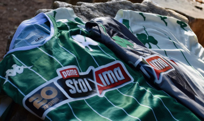 Παναθηναϊκός: Οι τρεις φανέλες στον Εθνικό Κήπο (photos)