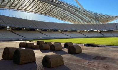 Παναθηναϊκός: Προχωράει ο νέος χλοοτάπητας στο ΟΑΚΑ (photo)