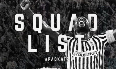 ΠΑΟΚ: Με Περέιρα-Νινούα στην αποστολή, ξανά εκτός Μάτος-Ζαμπά! (Photos)