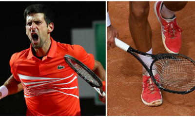 Τζόκοβιτς: «Δεν είναι η πρώτη, ούτε η τελευταία ρακέτα που θα σπάσω στην καριέρα μου»!