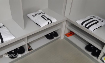 Κράσνονταρ – ΠΑΟΚ: Όλα έτοιμα στα «ασπρόμαυρα» αποδυτήρια (photos)