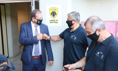 Αγγελόπουλος: «Σήμερα ξεκινά το Final-8 της FIBA με τεστ για τους εργαζόμενους»